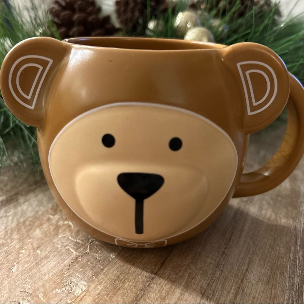 Starbucks Bear Mug Coffee, Tea, Hot Cocoa Ceramic Cup 14 ozs